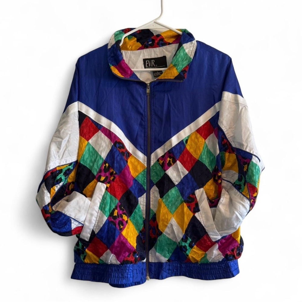 Colorful Patchwork Women's Track Jacket